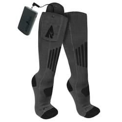 ActionHeat Unisex Rechargeable Heated XXL Socks Black/Gray