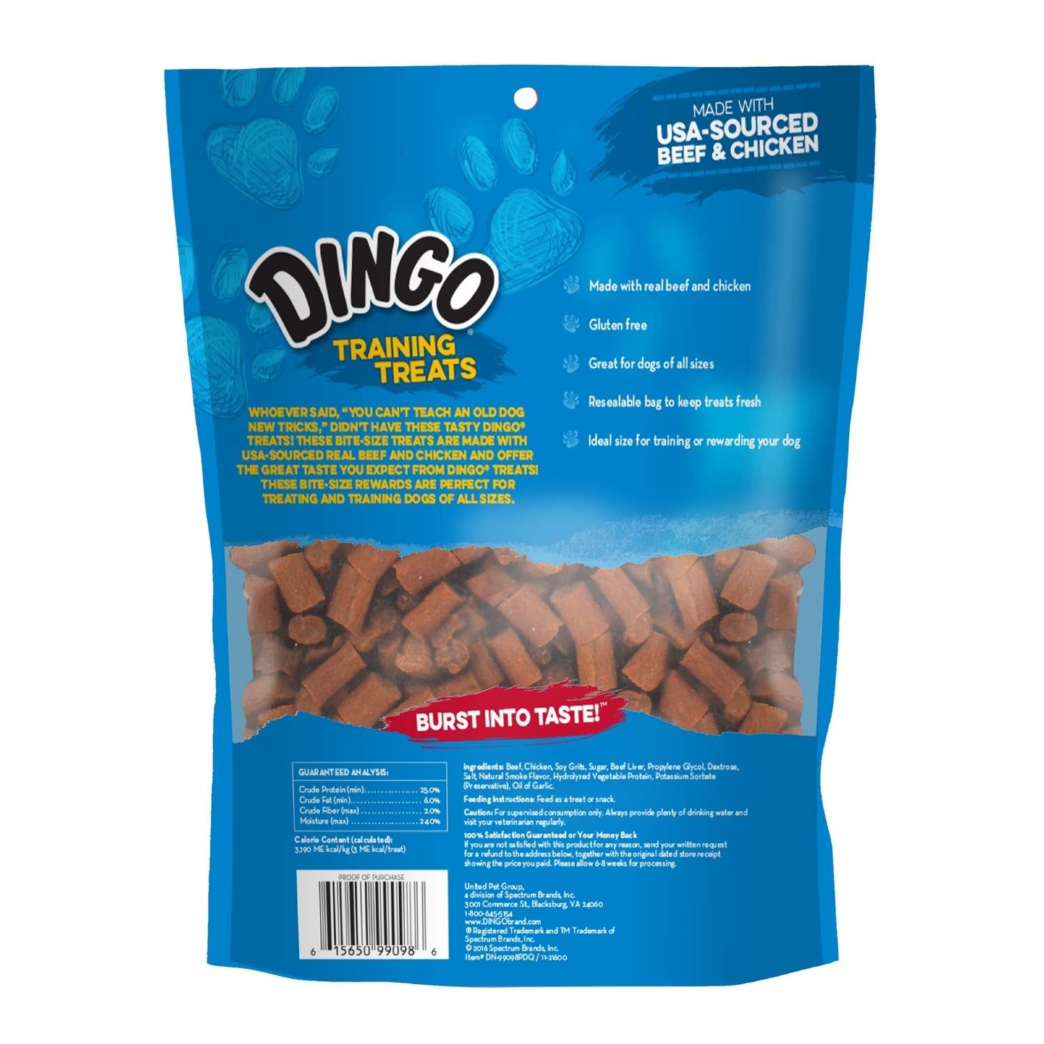 Dingo Training Treats Chicken and Beef Treats For Dogs 360 pk