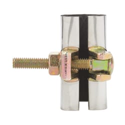 BK Products 1 in. Galvanized 430 Stainless Steel Pipe Repair Clamp
