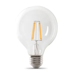 Feit Enhance G25 E26 (Medium) Filament LED Bulb Daylight 40 Watt Equivalence 1 pk