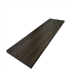 NB 0.63 in. H X 11.8 in. W X 47.6 in. D Espresso Wood Shelf Board