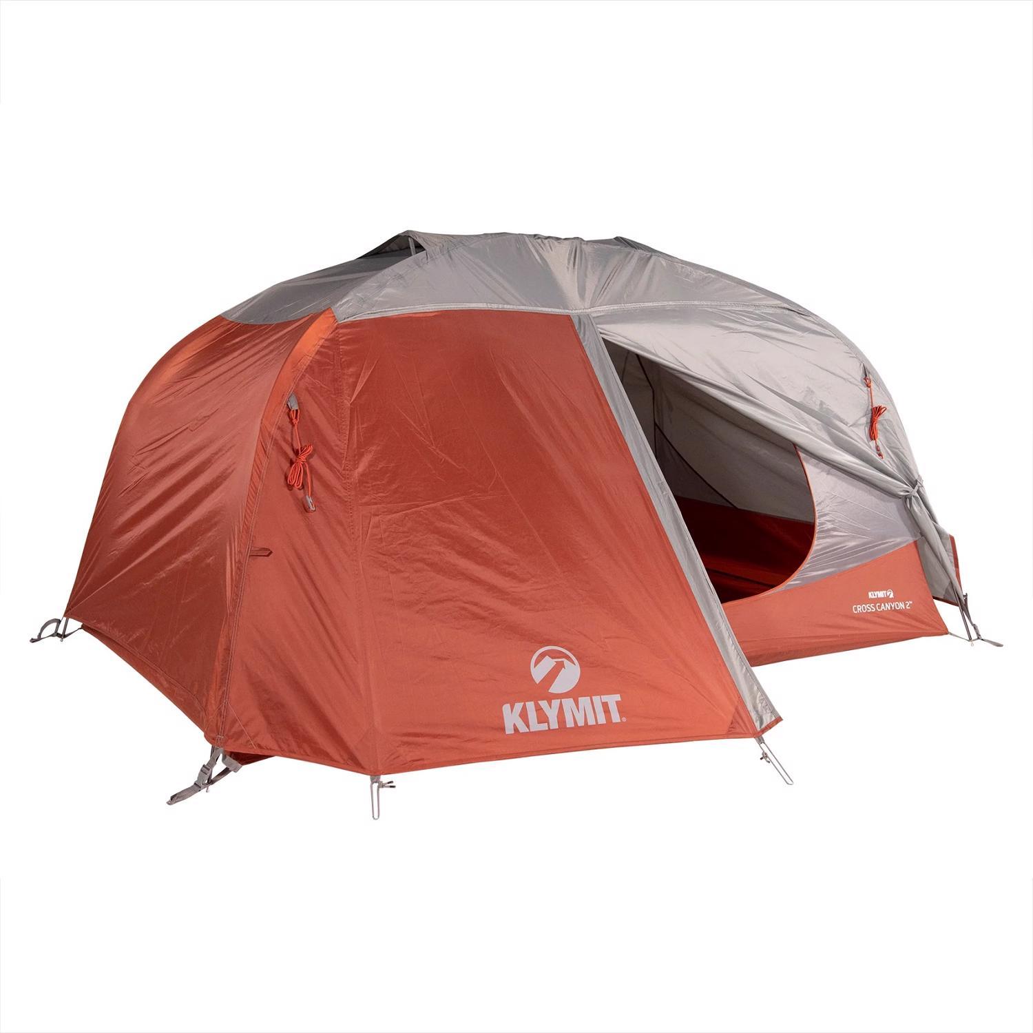 Klymit Cross Canyon Gray/Orange Tent 45.5 in. H X 86 in. W X 93 in. L 1 pk Sansujyuku sansujyuku.com