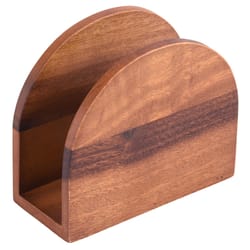 Kalmar Home Napkin Holder Acacia Wood Brown