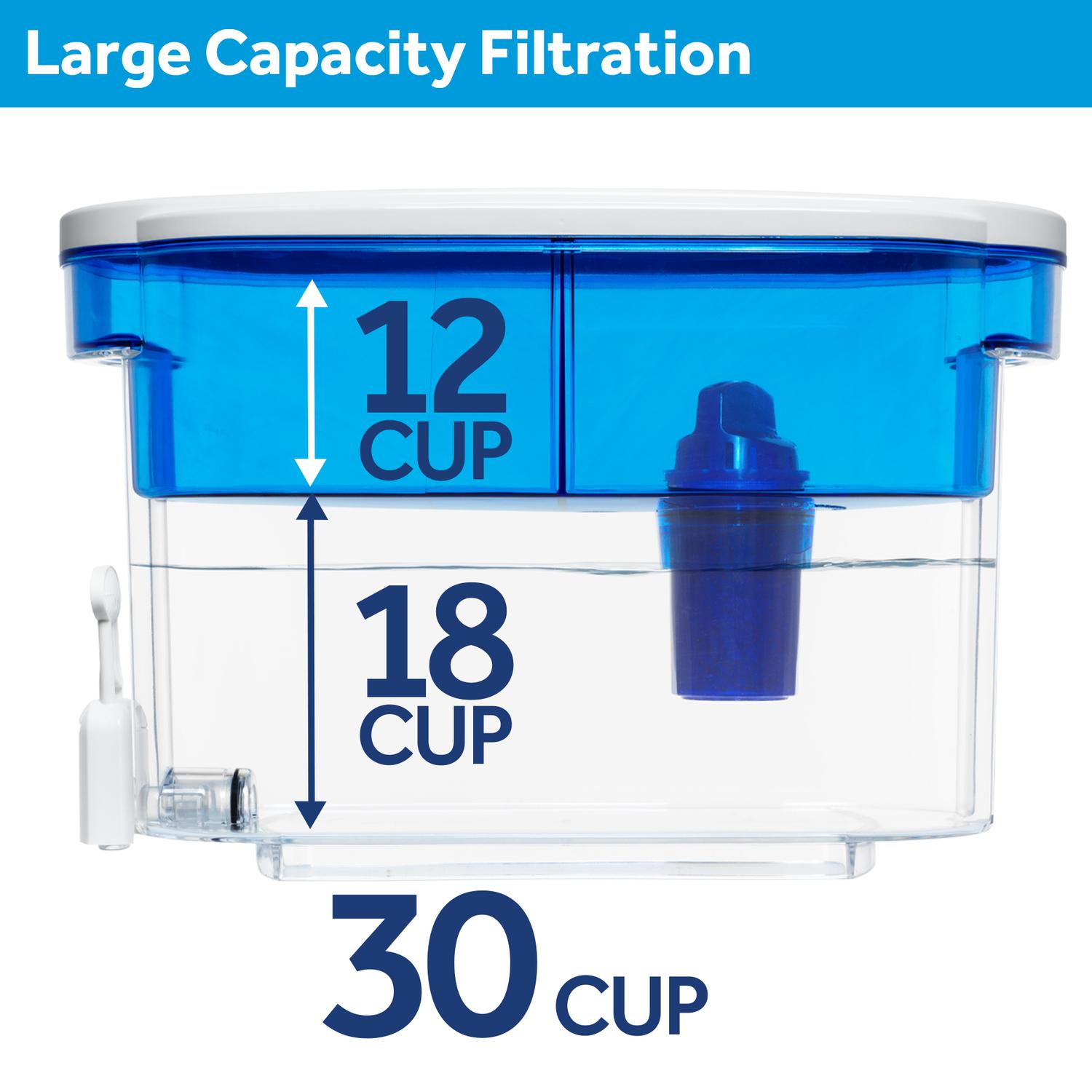 PUR 30 cups Blue Cup Dispenser