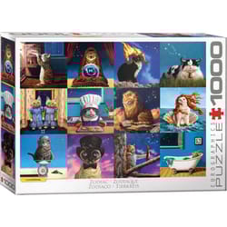 Eurographics Zodiac Cats Jigsaw Puzzle Multicolored 1000 pc