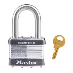 Master Lock 1-1/2 in. H X 7/8 in. W X 2 in. L Steel 4-Pin Cylinder Exterior Padlock