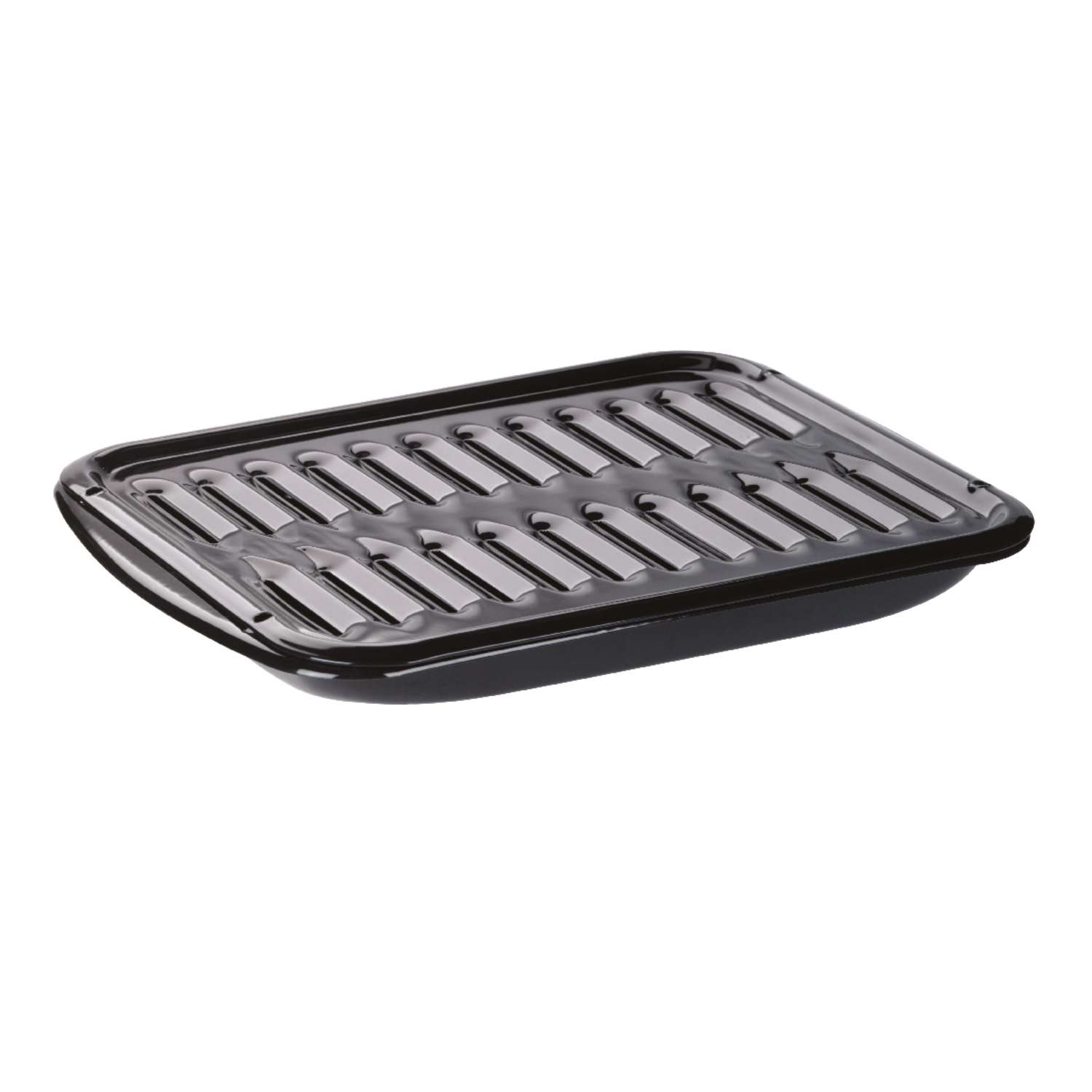 Range Kleen Porcelain Broiler Pan and Grill 13 in. W x 16.875 in. L ...