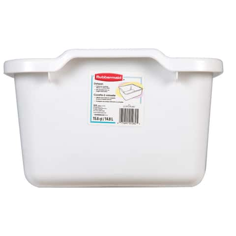 White Plastic Storage Containers at