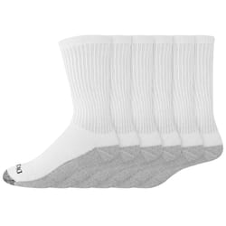 Dickies Dri-Tech Men's 6-12 Crew Socks White