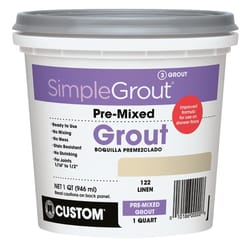 Custom Building Products  SimpleGrout  Indoor  Linen  Grout  1 qt. 