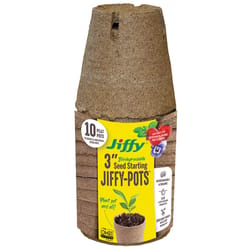 Jiffy 3 in. H Peat Pot 10 pk