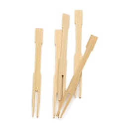 RSVP International Endurance Beige Bamboo Party Forks