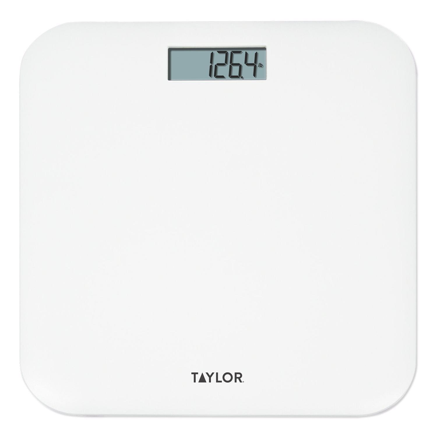 Taylor Precision Products Digital Scales, Extra High 440 LB Capacity,  Rubberized Anti-slip Mat & Reviews