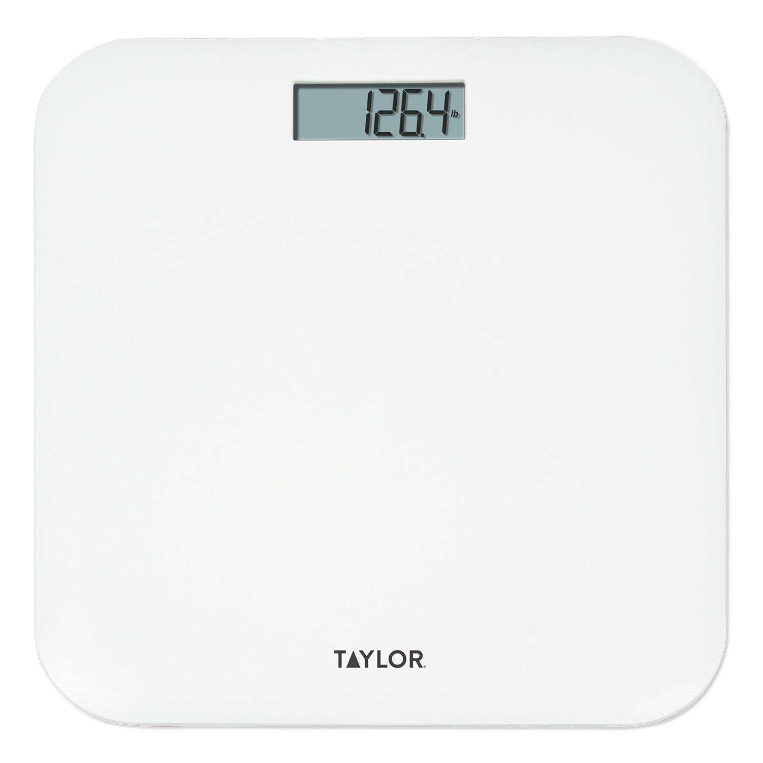 Taylor 400 lb Digital Bathroom Scale White - Ace Hardware