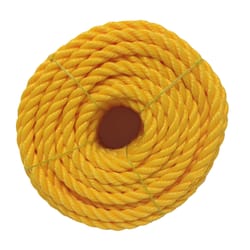 Wellington 1/2 in. D X 100 ft. L Yellow Twisted Polypropylene Rope