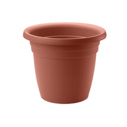 Crescent Garden Emma 8.3 in. H X 10.2 in. W X 10 in. D PP Plastic Planter Clay