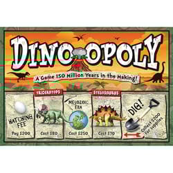 Late for the Sky Dino Opoly (New Design) Board Game Multicolored