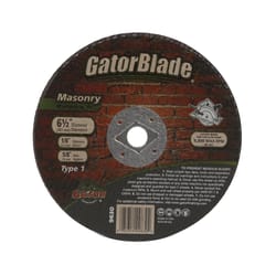 Gator 6-1/2 in. D X 5/8 in. Masonry Cutting Wheel 1 pc