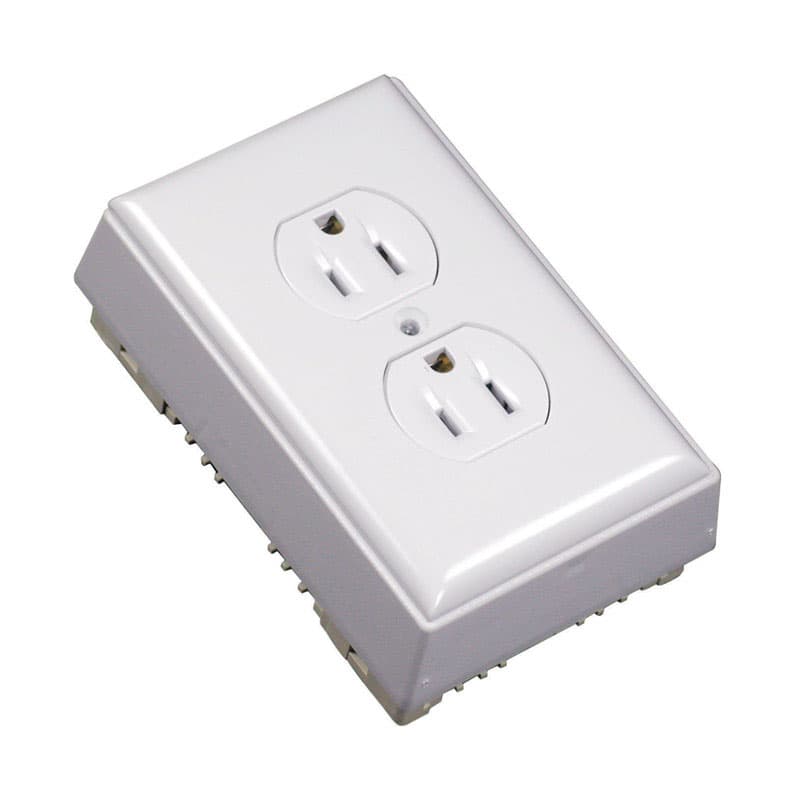 HUIXHAO 1-Gang 18 Cu In. PVC New Work Electrical Box - Nail-On, ETL Certified, For Residential & Commercial