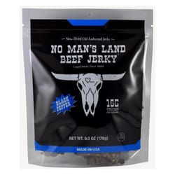 No Man's Land Black Pepper Beef Jerky 6 oz Bagged
