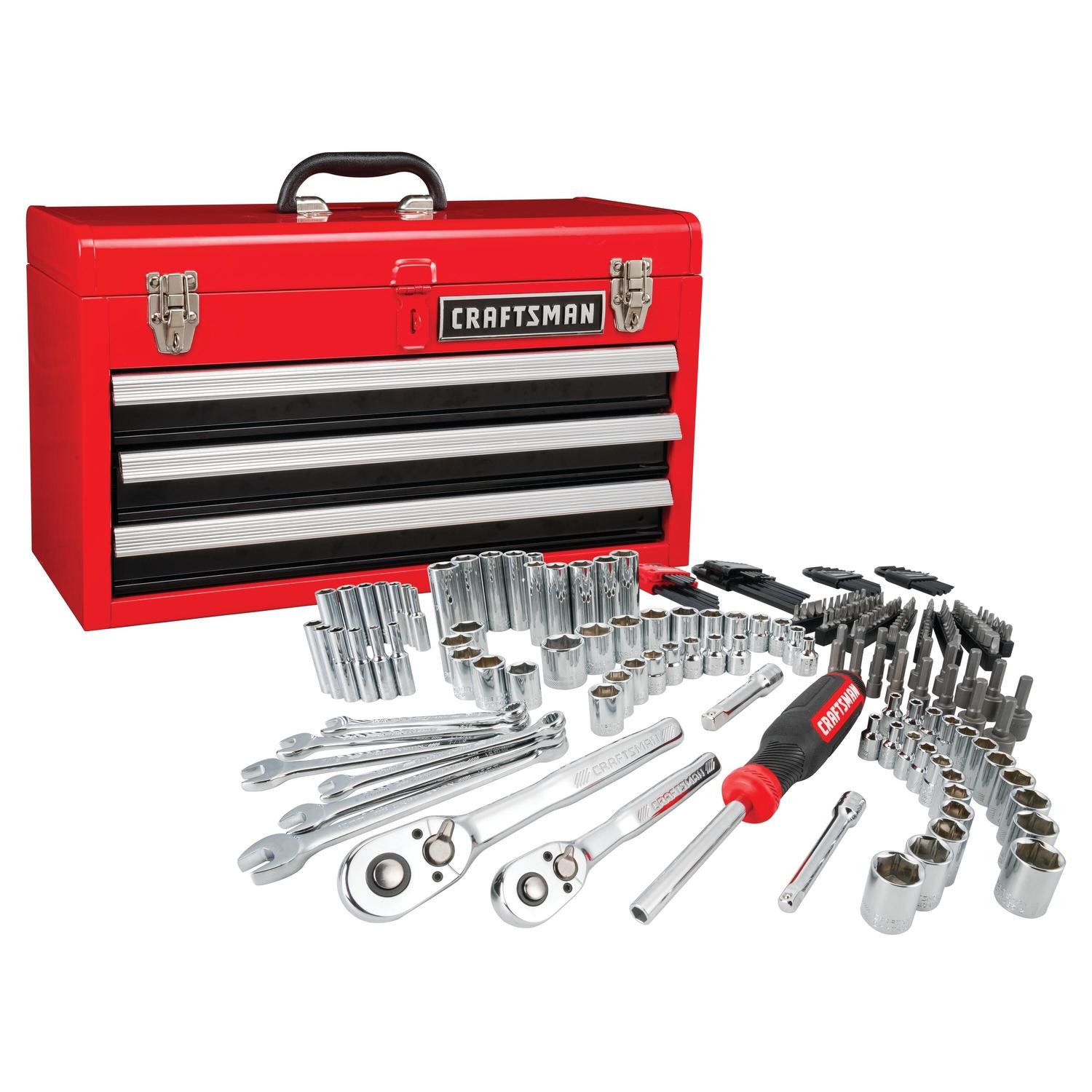 Craftsman 1/4 and 3/8 in. drive Mechanic Ratchet and Bit Set 72 teeth Sansujyuku sansujyuku.com