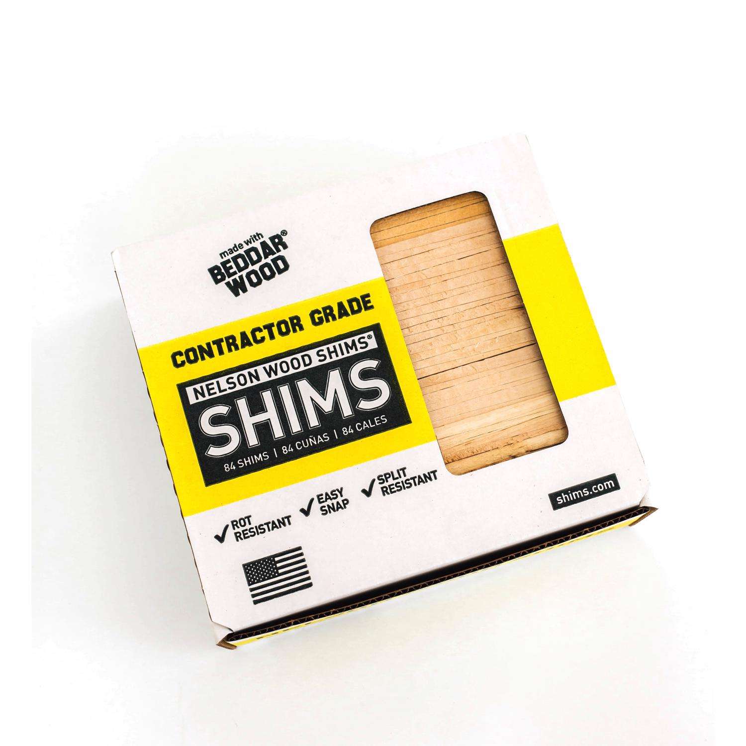Nelson Wood Shims 1.5 in. W X 8 in. L Wood Shim 84 pk Ace Hardware