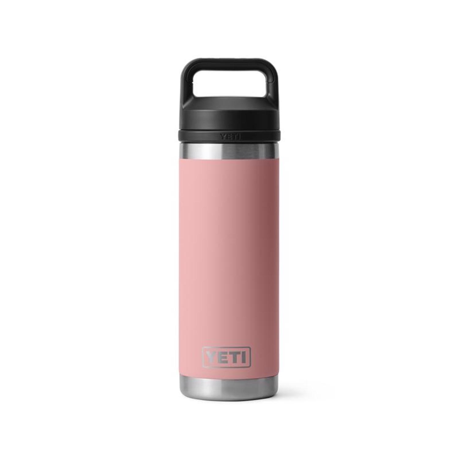 YETI Rambler 18 oz Sandstone Pink BPA Free Bottle with Chug
