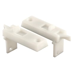 Prime-Line White Plastic Window Tilt Latch 3/4 in. W X 2-1/4 in. L 2 pk