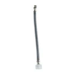 PlumbCraft 1/2 in. OD in. X 7/8 in. D OD 12 in. Braided Stainless Steel Toilet Supply Line