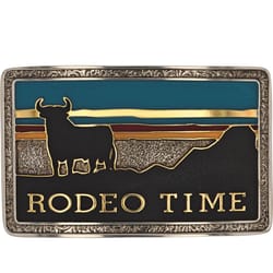 Montana Silversmiths Dale Brisby Rodeo Time Multicolored Belt Buckle