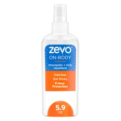 Zevo On-Body Pump Spray Insect Repellent Liquid For Mosquitoes/Ticks 5.9 oz
