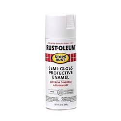 Rust-Oleum Stops Rust Semi-Gloss White Spray Paint 12 oz