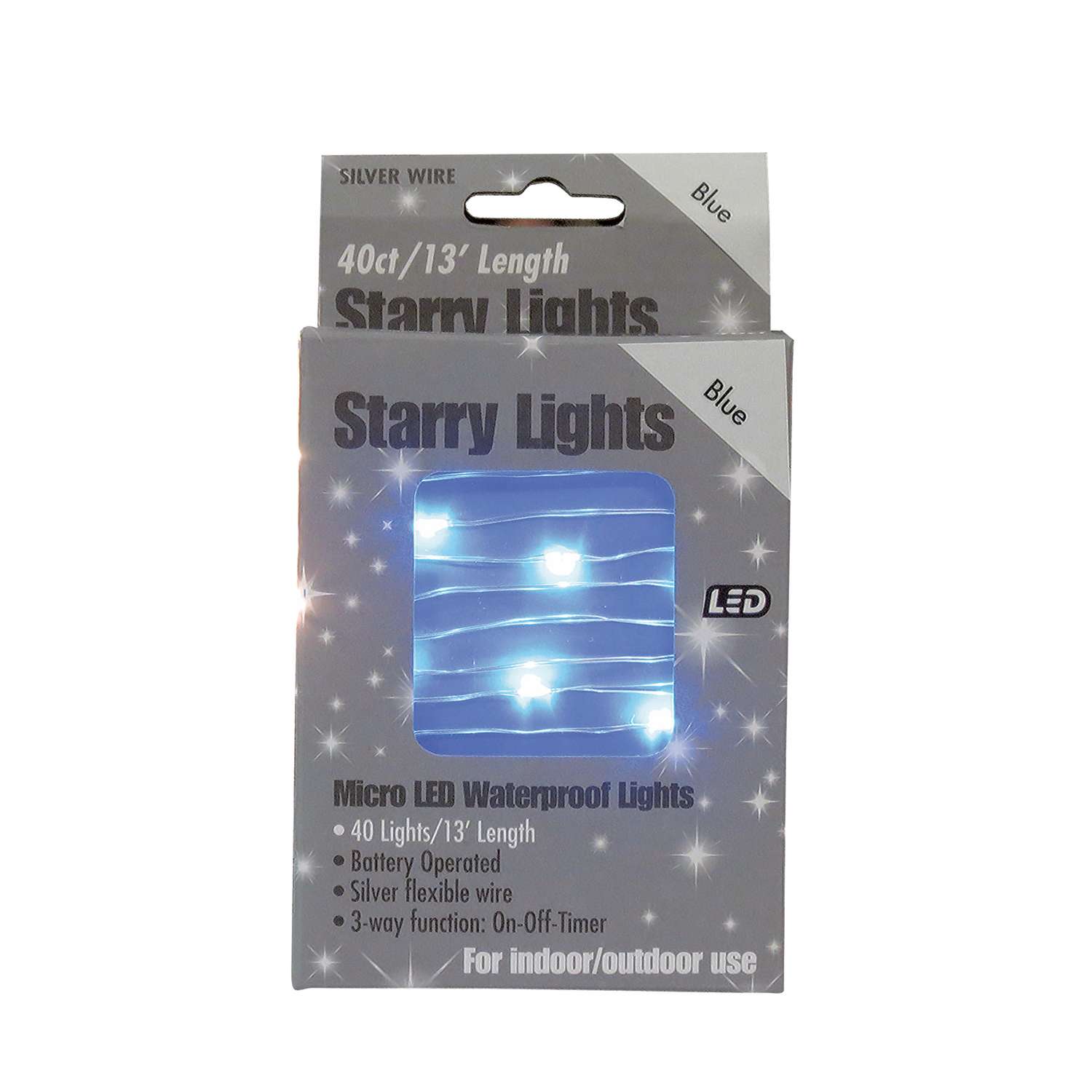 Holiday Bright Lights LED Micro Dot/Fairy Blue 40 ct Novelty Christmas