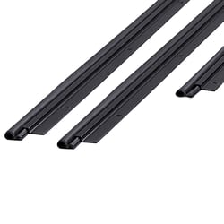 M-D Building Products Black Aluminum/Vinyl Seal For Doors 84 in. L X 1.13 in.