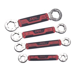 SKIL Secure Grip 6 Point Metric Wrench Set 4 pc