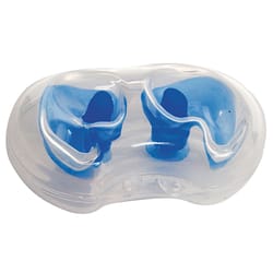 TYR Blue Silicone Swim Ear Plugs