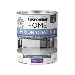 Rust-Oleum Home Semi-Gloss Clear Water-Based Floor Coating Step2 1 qt