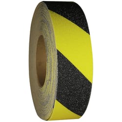 Master Stop Black/Yellow Anti-Slip Tape 4 in. W X 60 ft. L 1 pk