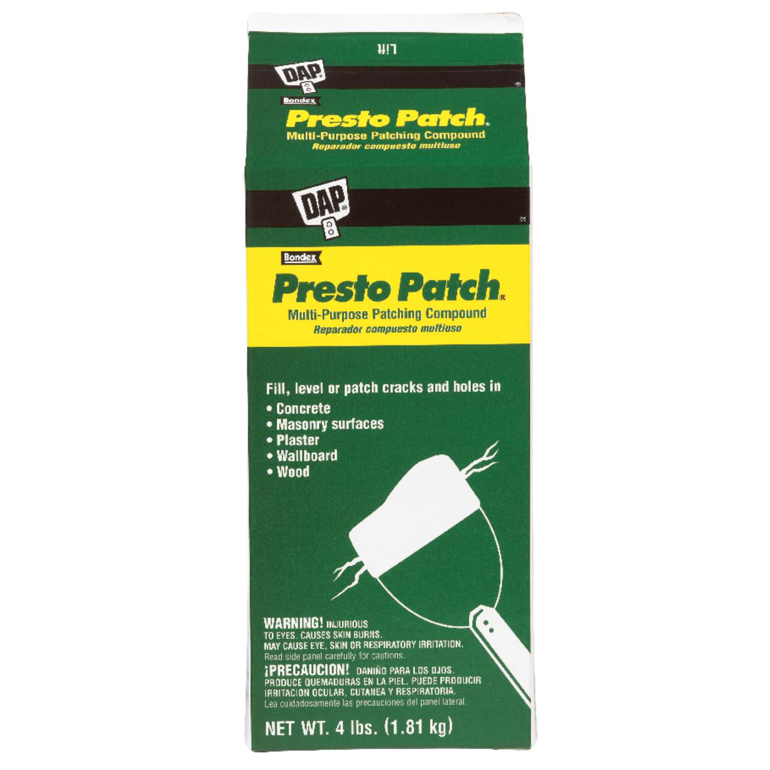 DAP Bondex Presto White Patch 4 lb Ace Hardware