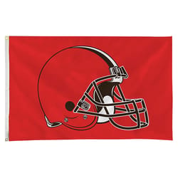 Rico Cleveland Browns Flag 0.125 in. H X 3 ft. W X 5 ft. L