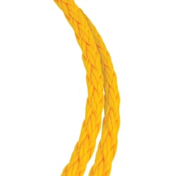 Koch Industries 1/4 in. D X 50 ft. L Yellow Hollow Braided Polypropylene Rope