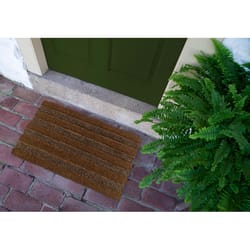 Entryways 30 in. W X 18 in. L Brown Seagrass Coir Door Mat