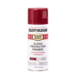 Rust-Oleum Stops Rust Gloss Burgundy Spray Paint 12 oz