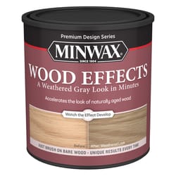 Minwax Wood Effects Semi-Transparent Weathered Gray Water-Based Weathered Wood Accelerator 1 qt