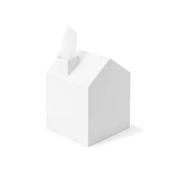 Umbra Casa White Plastic Tissue Cover