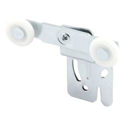 Prime-Line 7/8 in. D X 2 in. L Mill Silver Steel Closet Door Hanger 2 pc