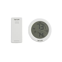 Taylor Digital Thermometer Plastic White 4 in.