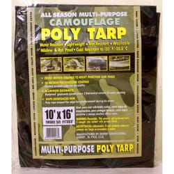 King Tarpaulin 6 ft. W X 8 ft. L Poly Tarp Camouflage