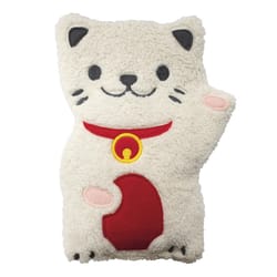 Gamago Huggable Lucky Cat Heating Pad 1 settings Multicolored 8 in. W X 11 in. L