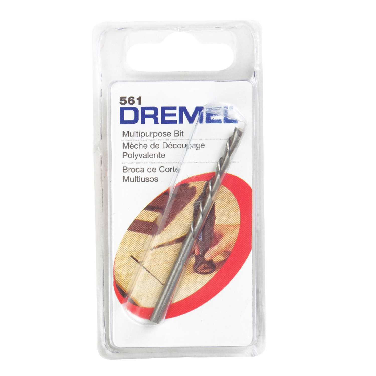 Dremel 1/8 in x 11/2 in. L x 1/8 in. Dia. Steel MultiPurpose Cutting